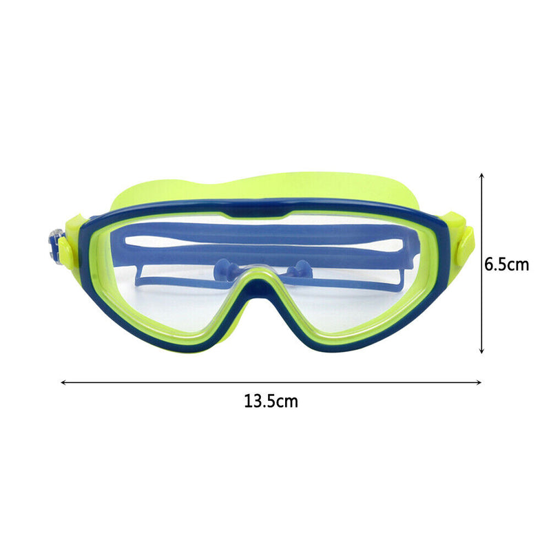 Children Goggles Waterproof Anti-fog Swimming Snorkeling Glasses (Green) Newly