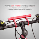 30cm MTB Bike Handlebar Extender Double Clamp Bracket Support Rack (Red) Newly