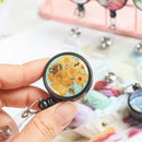 Anti-Lost Clip Retractable Nurse ID Name Card Key Ring Badge Holder Lanyards