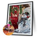 5D Snowman Mosaic Diamond Painting Drawing Full Round Drill DIY Art Handcra