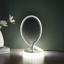LED Spiral Table Lamp USB Height Adjustable Bedside Lamp (White Light)