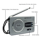 Mini Portable Light Radio Outdoor Emergency AM FM Dual Band with Antenna Newly
