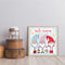 Oil Paint Christmas Goblin Picture Wall Artwork Home Decor Unique Gift Craft
