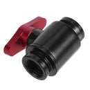 G1/4 Vent Valve Aluminum Handle Double Inner Teeth Waterway Control(Red) Newly