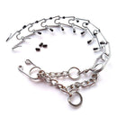 Stainless Steel Dog Collar German Shepherd Adjustable Links Prong Pinch Col