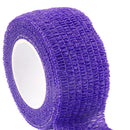 Self Adhesive Elastic Bandage Cross Stitch Finger Protector (Purple)