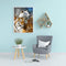 Fierce Tiger 5D DIY Diamond Painting Kits Full Round Drill Wall Decor Art Crafts