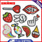 1 Set Mosaic Fridge Stickers Round Diamond Painting Stickers Craft Cup Decals