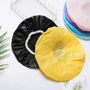 Tool Solid Color Hair Protect Elastic Band Bathing Shower Cap Waterproof Hats