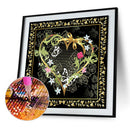 5D DIY Full Drill Diamond Painting Love Heart Cross Stitch Mosaic Needlewor