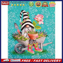 5D DIY Diamond Painting Hold Flowerpot Goblin Full Drill Rhinestone Art Pic