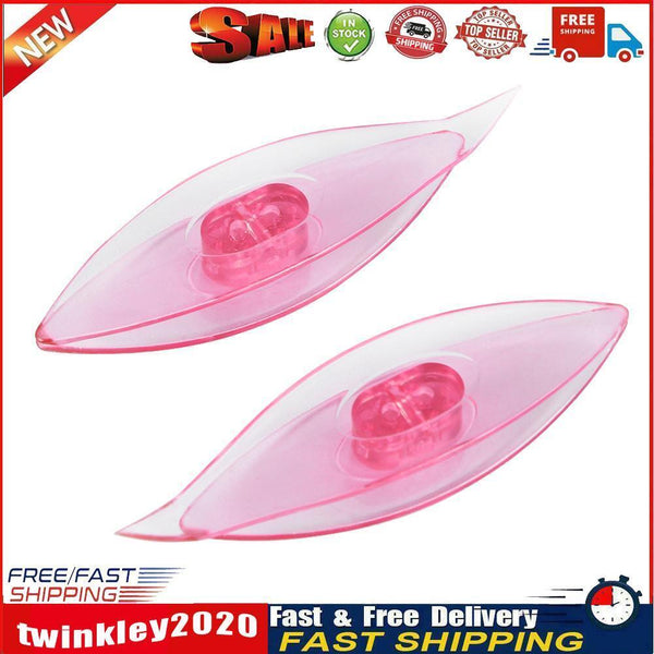 2pcs Plastic Tatting Shuttle Hand Tool for Lace Making DIY Craft(Pink) Newly