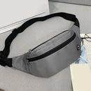 Fashion Mobile Phone Bags Solid Color Chest Bags Unisex Multi Pocket for Outdoor