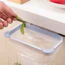 Cartoon Panda Hang Garbage Bag Rack Holder Closet Storage Organizer(Blue) Newly