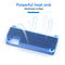Case for Raspberry Pi Zero/Zero W/Zero 2W (V1-Blue Shell-Black Pin Header)