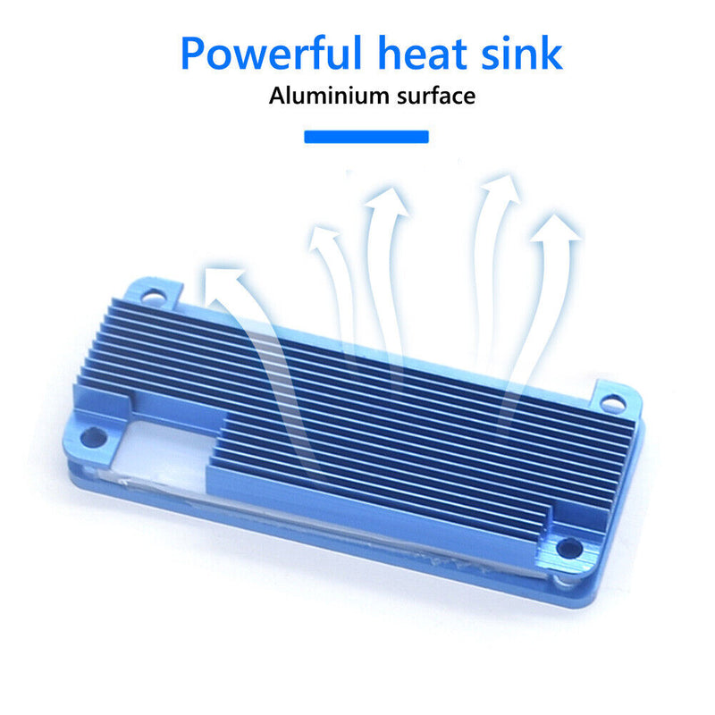 Case for Raspberry Pi Zero/Zero W/Zero 2W (V1-Blue Shell-Black Pin Header)