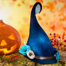 Halloween Party Felt Witch Hat Adjustable Party Witch Hat Prop (Blue) Newly