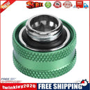 G1/4 Thread Rigid Tube 14mm Hard Tube Extender for PC Water Cooling(Green)