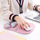 Cute Cat Paw Mouse Pad Non Slip Silicone Computer Wrist Rest Support Mice Mat