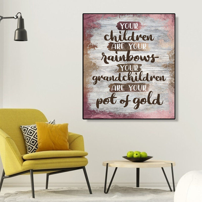 5D Diamond Painting Mosaic Cross Stitch Home Decor (LG025 Your Children)