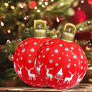 #A 60cm PVC Inflatable Christmas Ball Hanging Tree Ornament Balloon Pendant Deco