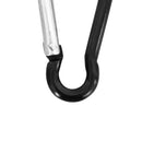 10pcs Backpack Carabiner Hiking Camping Spring Hang Hook Buckle (Black) Newly