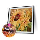 5D DIY Diamond Painting Full Round Drill Sunflower Decor Rhinestone Art Cra