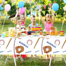 2pcs Baseball Tablecloth Prints Dining Desk Table Cover Beach Pool Party De