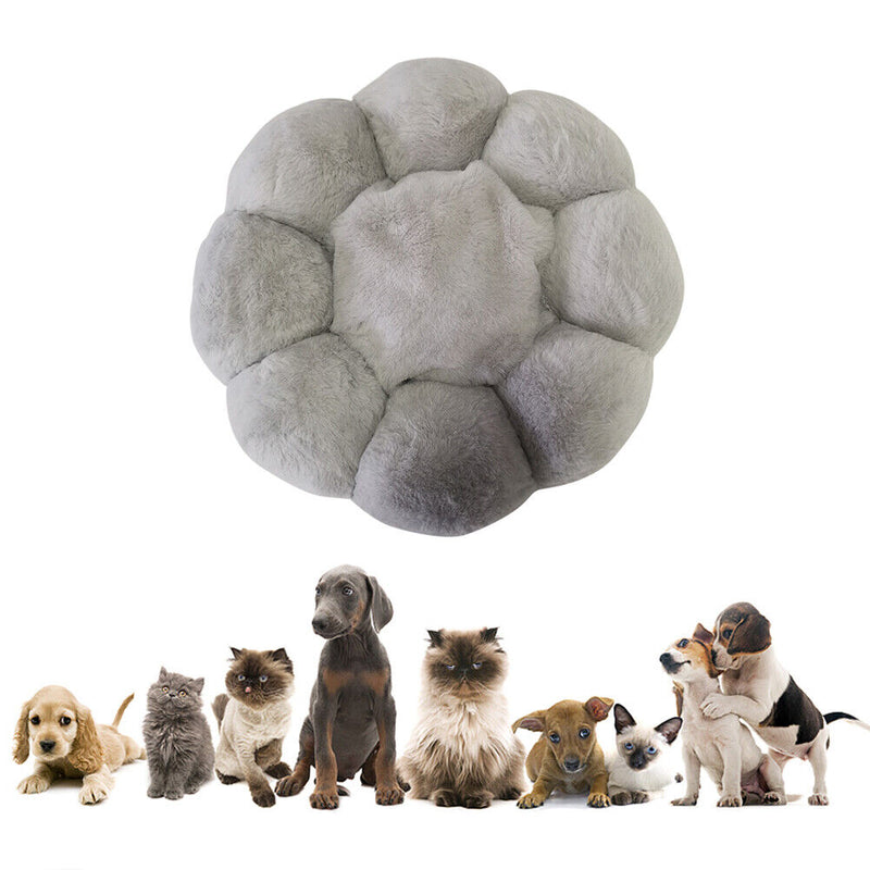 Flower Shaped Animal Mat Washable Plush Cat Kennel Soft Comfortable Pet Produ