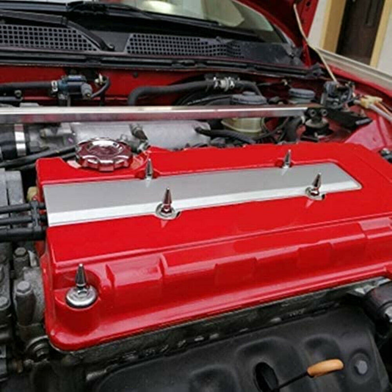 Chrome Spikes Bolt Spiked Valve Cover Washer Kit For Civic Engine H23A1 M6X1.0