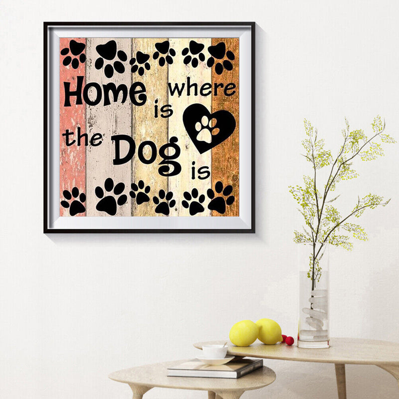 Full Round Drill 5D DIY Diamond Embroidery Diamond Painting Dog Cross Stitch
