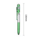 4 in 1 LED Folding Light Screen Stylus Touch Ballpoint Pen (Green) Newly