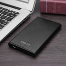 USB 3.0 Hard Disk Case External Enclosure Box for 2.5 inch HDD SSD (Black)