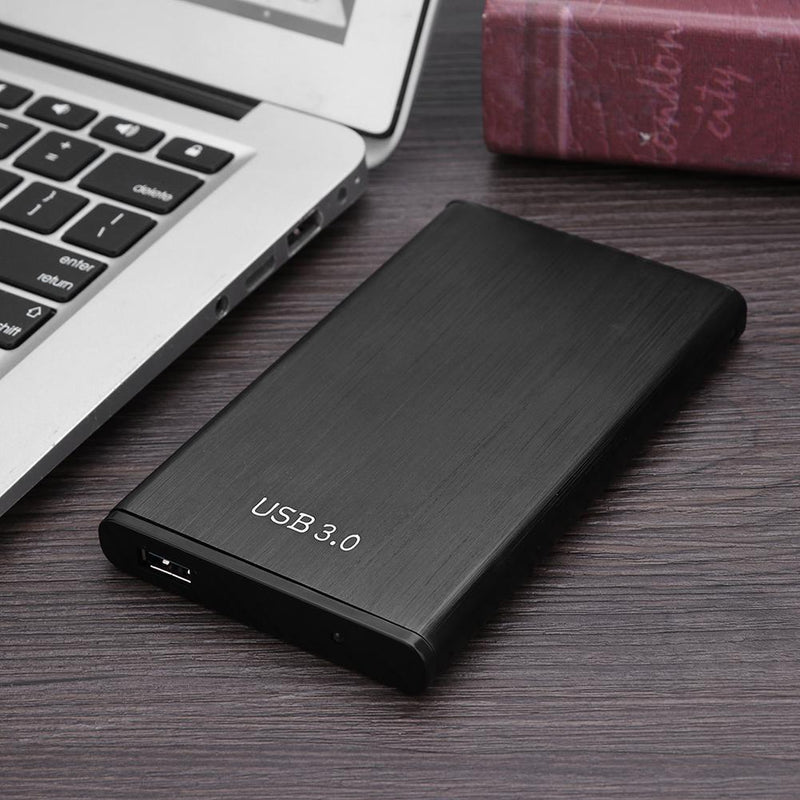 USB 3.0 Hard Disk Case External Enclosure Box for 2.5 inch HDD SSD (Black)