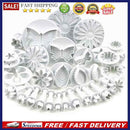 33pcs Sugarcraft Cake Decorating Fondant Plunger Cutters Tools Mold