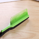 Hair Pointed Tail Comb Salon Hairdressing Teasing Curly Hair Brush (Green) Newly