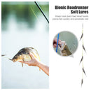 Cluster Soft Lure 5 Bars Fishing Bait Wobbler Fork Tail Sea Bass Swim Cast Bait