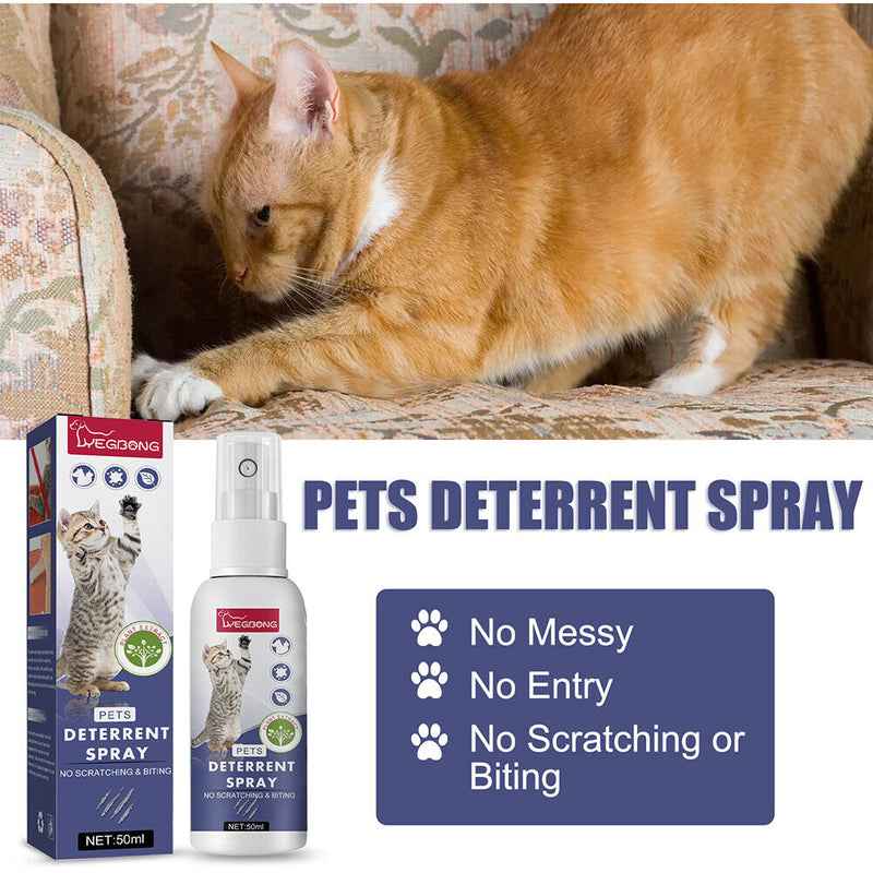 50 ml Anti-Scratch Spray for Cats Safe Cat Anti-Scratch Spray for Outdoor