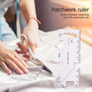 Acrylic Patchwork Thickness Gauge Clothes Sewing Tailor Measurement Ruler Tester