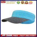 Sports Sun Visor Hat Long Soft Brim Breathable Sweatband Cap for Marathon Tennis