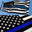 American Law Enforcement Lives Matter US Flag Thin Blue Line Flag USA Police