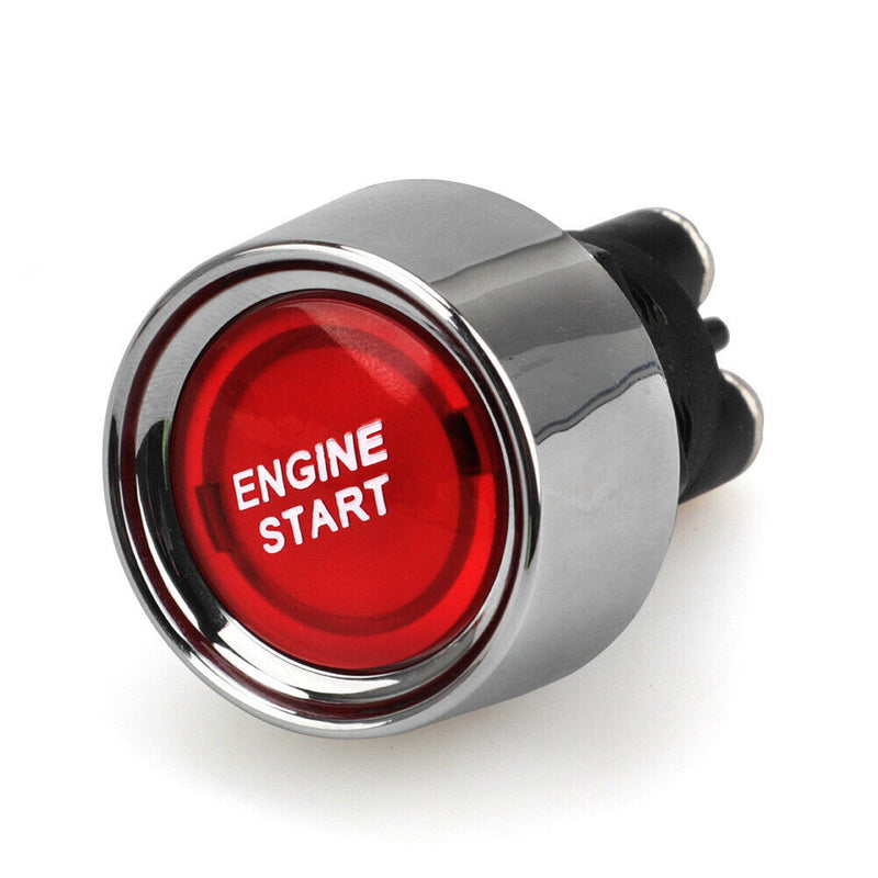 12V/24V 50A Car Engine Start Push Button Keyless Start Button Ignition Starter