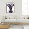 DIY Digital Oil Painting By Numbers Walking Elephant Canvas Frameless Picture