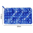 Push Bubbles Cosmetics Bag Square Silicone Stationery Storage Bags for Kids