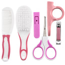 6pcs Infants Safety Manicure Scissors Care Kits Nail Clipper Tool(A Pink) Newly