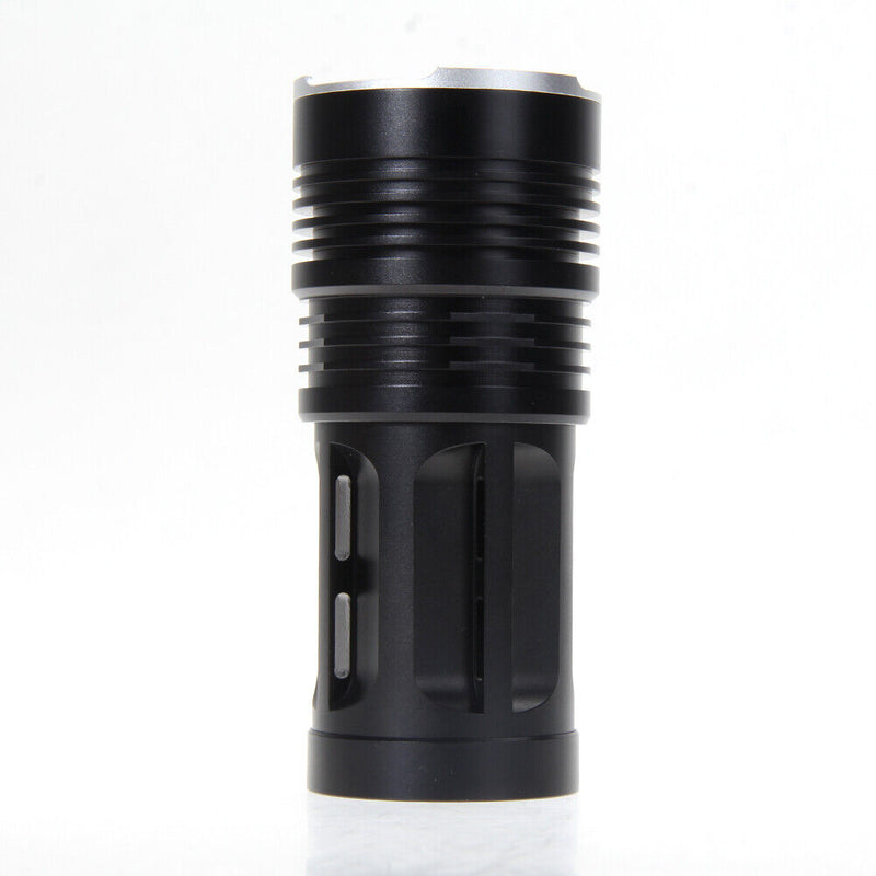 30000LM 12x CREE XM-L T6 LED Flashlight Torch 4x18650 Hunting Lamp
