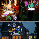Portable LED Projector Lamps Outdoor Waterproof Lawn Light Xmas Decorative Lamp