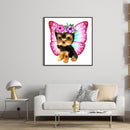 5D DIY Diamond Painting Kits Full Round Drill Butterfly Puppy Mosaic Crafts