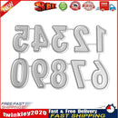 0-9 Metal Cutting Dies DIY Stencils Embossing for Scrapbooking/Photo Stamp Newly