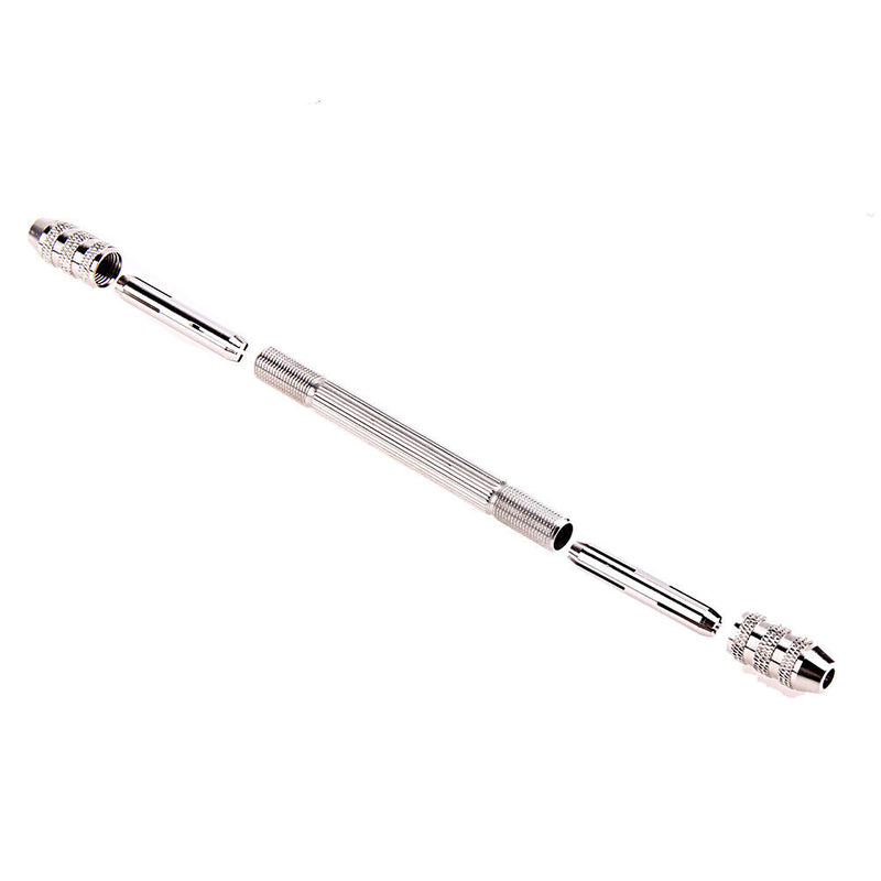 0.5-3.2mm Mini Manual Aluminum Hand Drill Chuck Twsit Micro Drill Bit Tool Newly